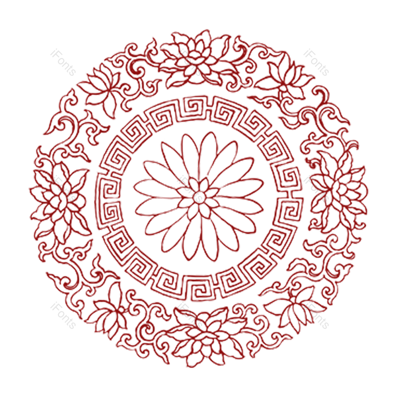 线条图片,底纹元素,古典PNG,剪纸图案免抠素材